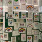 NHS pictures which we sent to the COVID vaccination centre in June 2021.